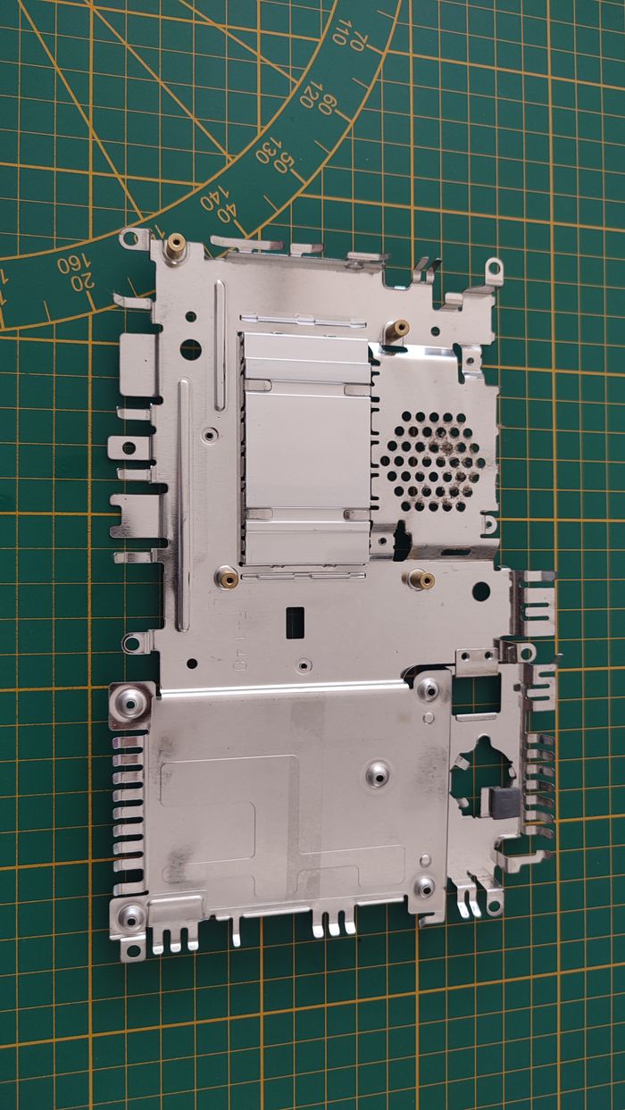 Châssis métallique F-140 pièce détachée console de jeux Sony Playstation 2 Ps2 slim SCPH-75004 #E17 - photo numéro 3