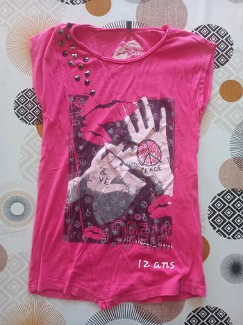 tee shirt 12 ans