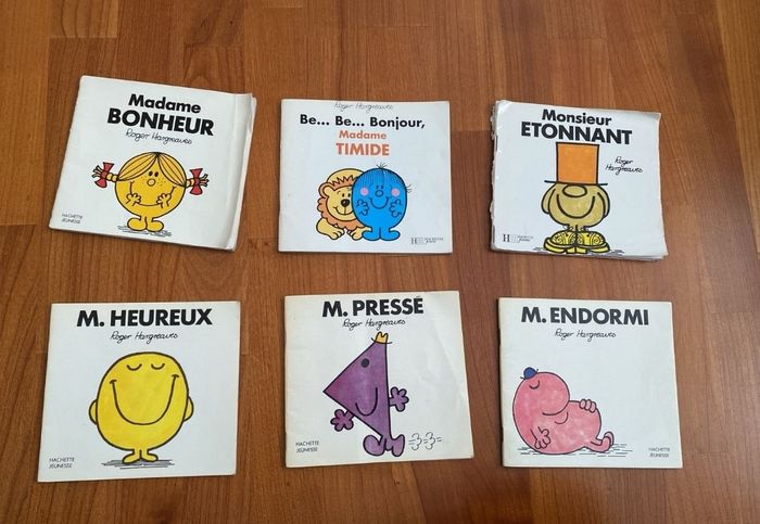 Lot de 6 livres Monsieur Madame
