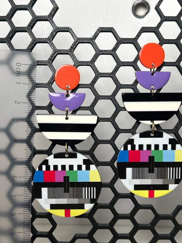 Boucles d’oreilles - La télé en chic - photo numéro 6