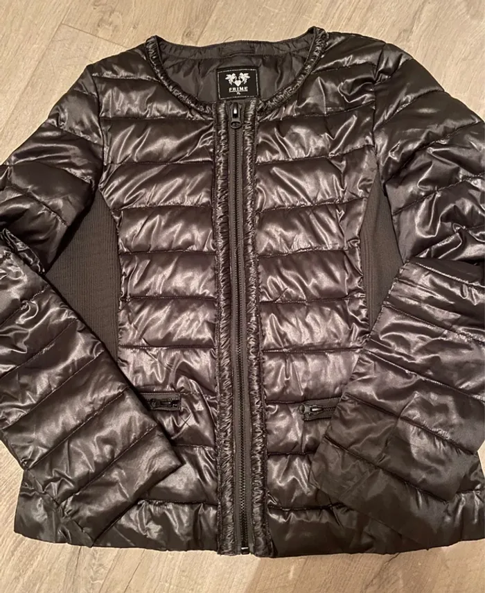 Doudoune grise XL