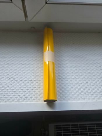Film adhesif jaune pour machine de découpe