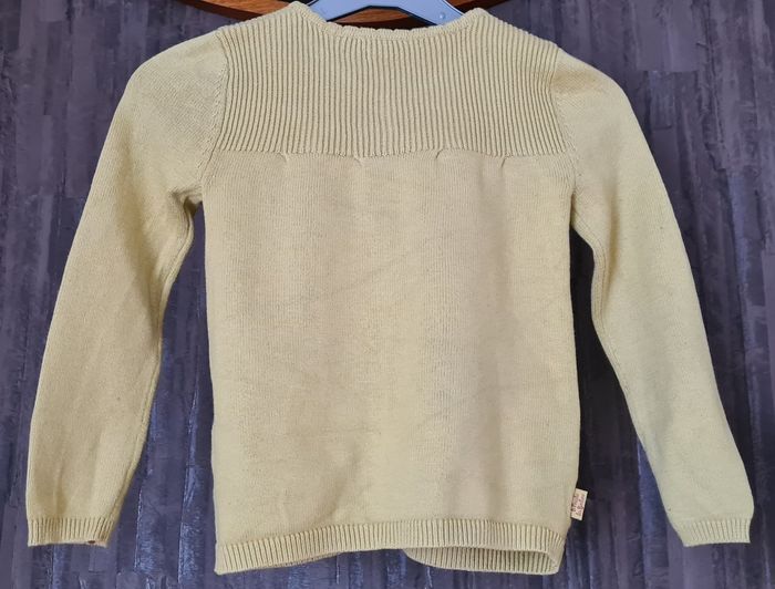 Joli gilet fille 6 ans vert anis, Sergent major - photo numéro 5