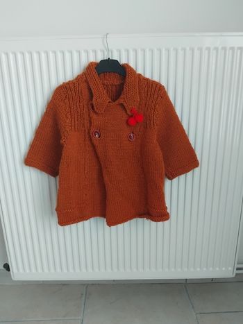 Gilet ou veste en laine fille 4 ans
