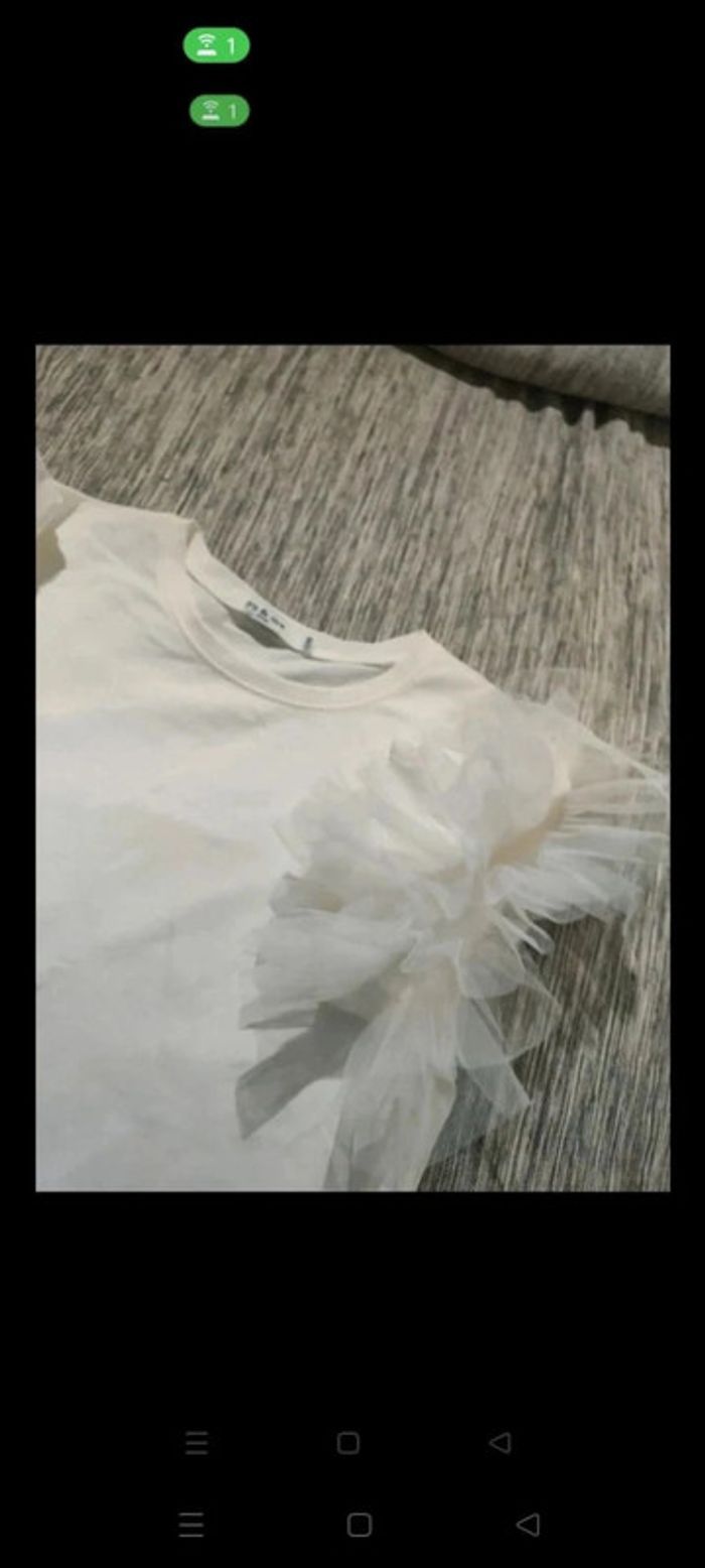 Jolie haut blanc chic 💎 S.M💎 - photo numéro 7