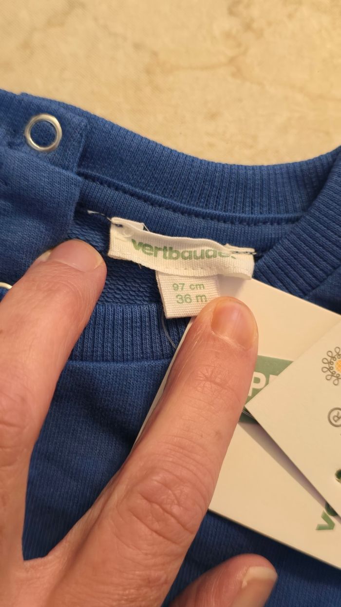 Neufs (non portés) 🏷🏷💙 sweat et jeans /jogger 3 ans garçon 💙 - photo numéro 3