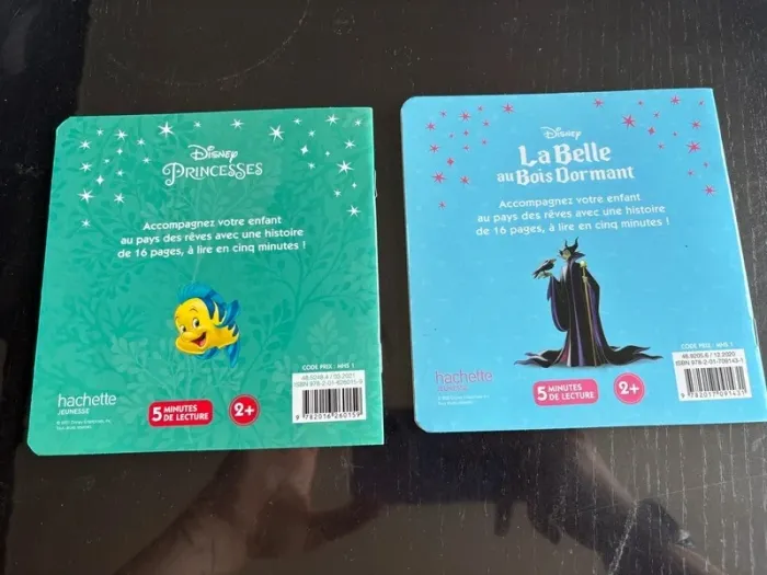 Lot 2 livres Mon histoire du soir: Ariel le mystérieux collier et Aurore et les licornes - photo numéro 2