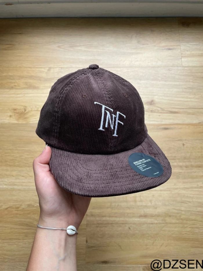 Casquette The North Face Velours Côtelé Marron Neuve