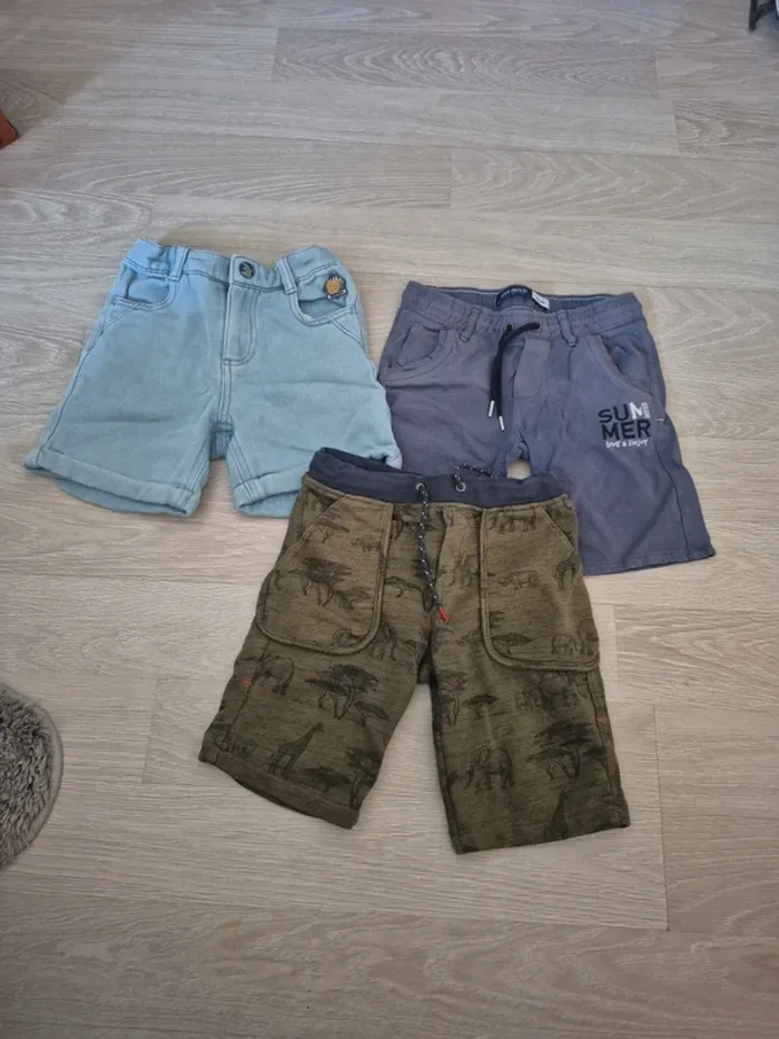 Lot shorts 7 ans