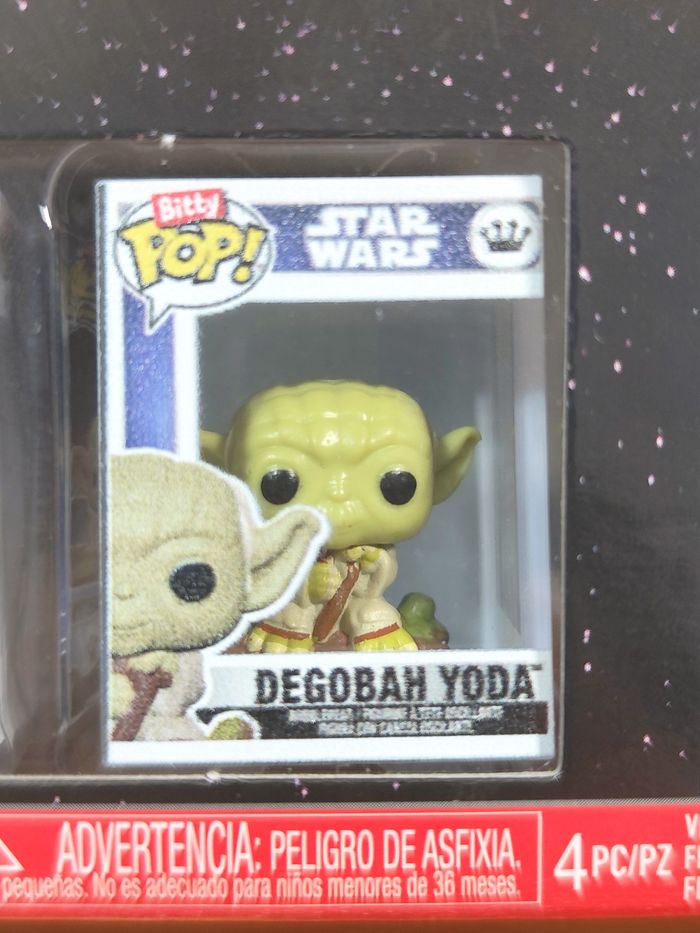 Boîte Funko Bitty Pop! Star Wars - Pack de 4 Figurines (Han Solo, Yoda...) - photo numéro 4