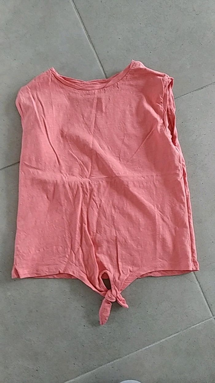 Tee shirt Mango corail