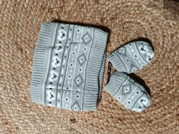 Tour de cou et moufle 🧤