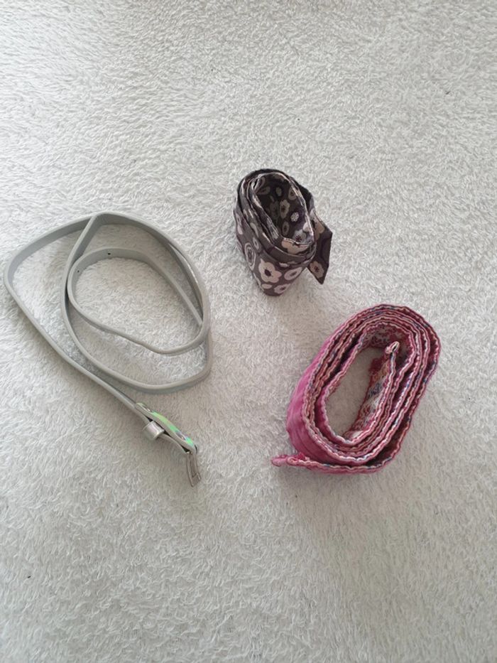 Lot de 3 ceintures fille