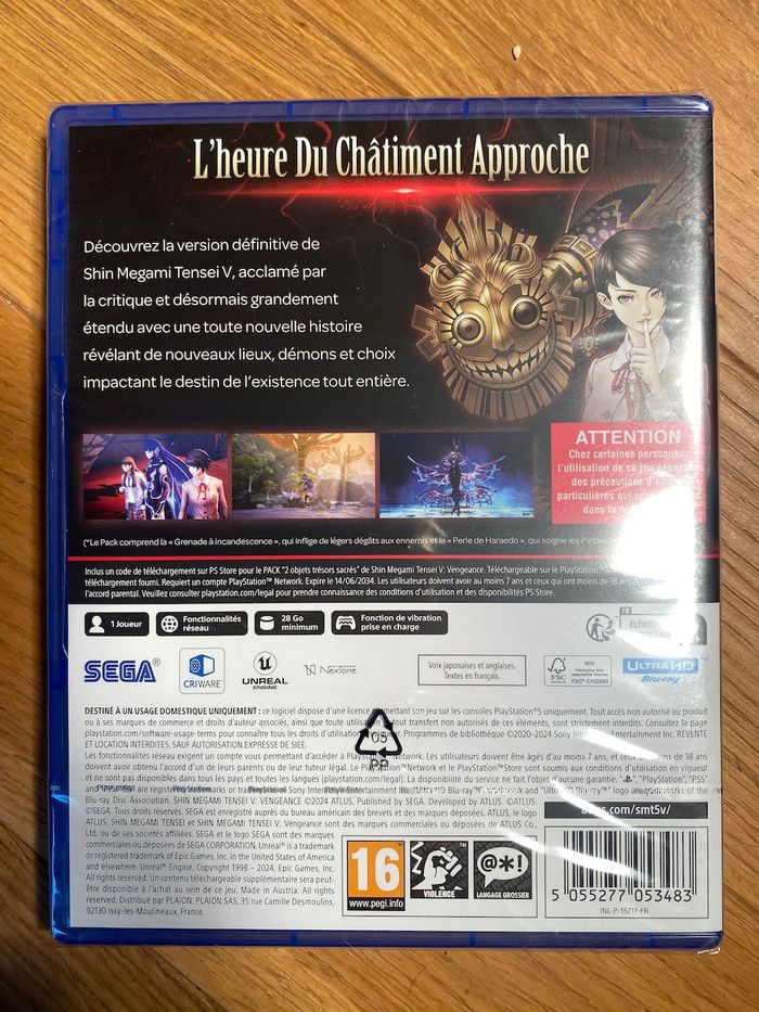 Shin megami tensei V Vengeance - PS5 - jeu neuf sous blister - photo numéro 5