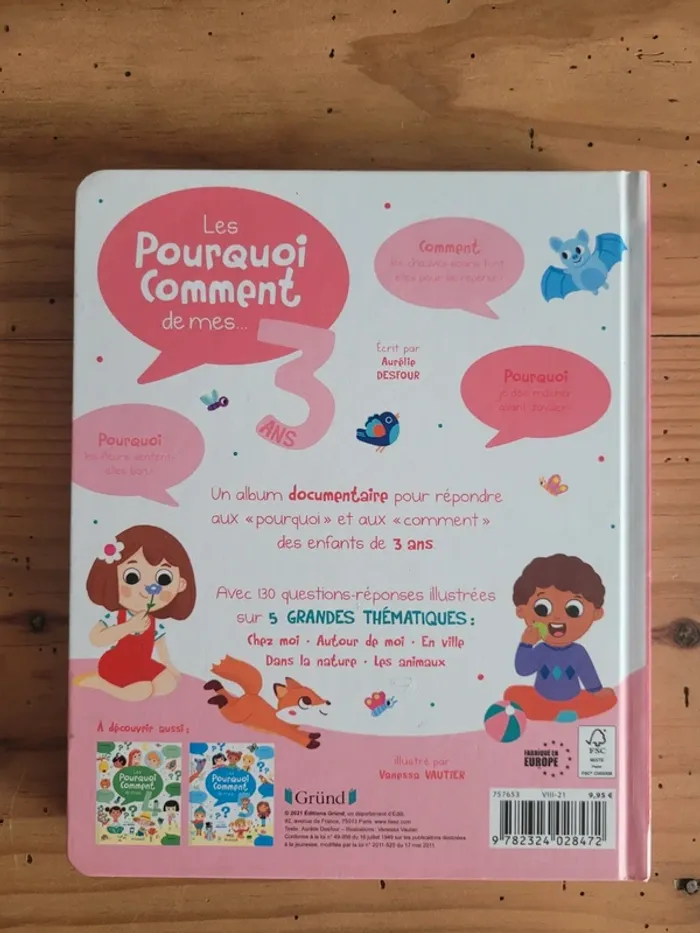 Livre Les pourquoi comment de mes 3 ans - photo numéro 3