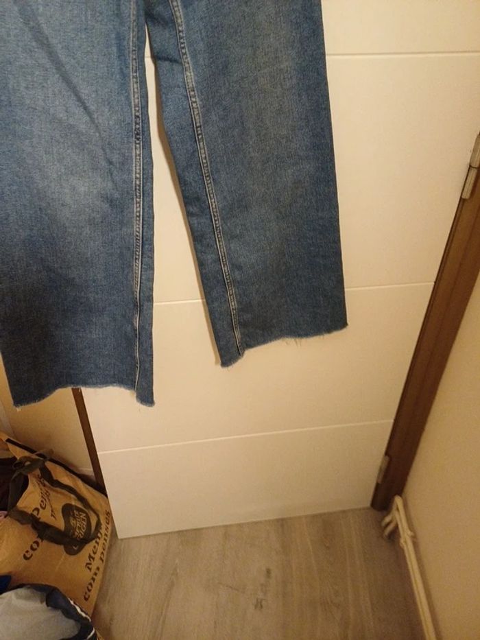 ZARA .pantalon cintura alta