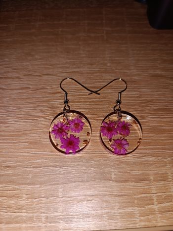 Boucles d'oreilles fleurs
