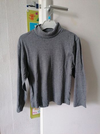 Tee-shirt col roulé garçon 10 ans