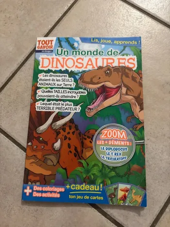 Livres infos activités dinosaures