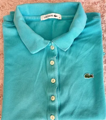 Polo bleu turquoise