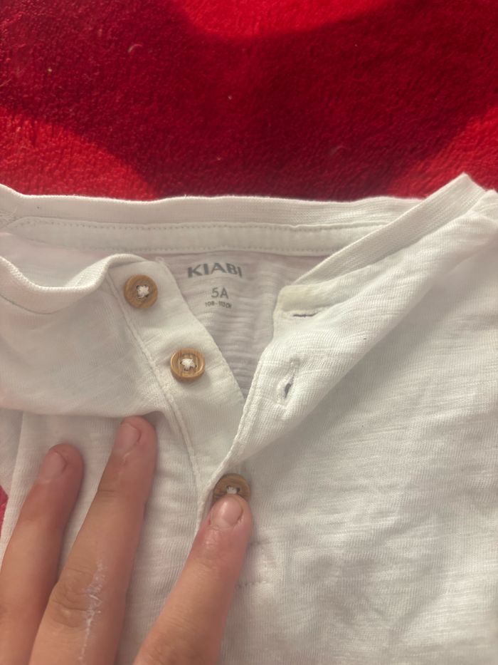 Chemise blanche légère garçon - photo numéro 6