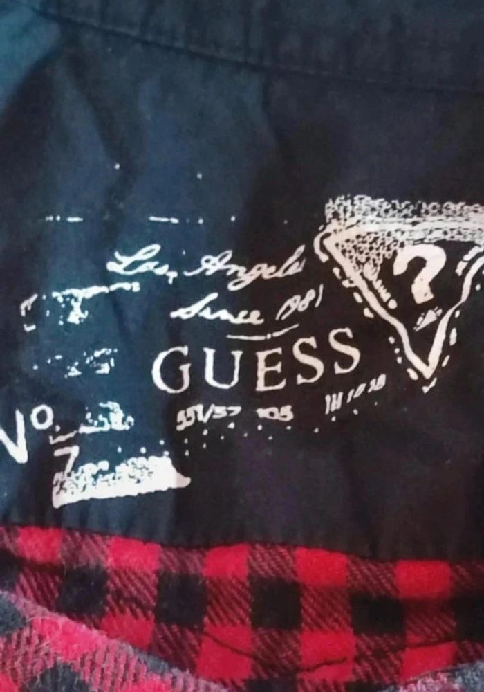 chemise Guess à carreaux tartan manches longues fille ado 12 ans - photo numéro 10
