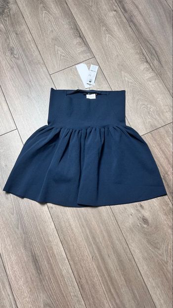 Jupe trapèze bleue Etam taille M