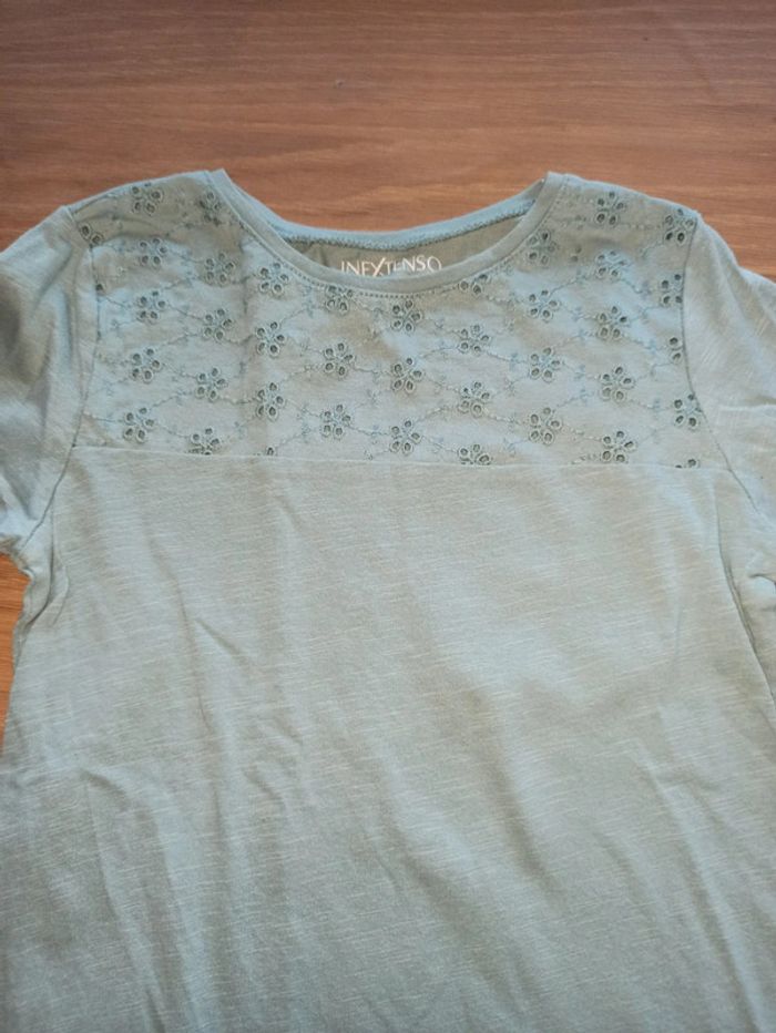 T-shirt manches longues bleue clair - photo numéro 2