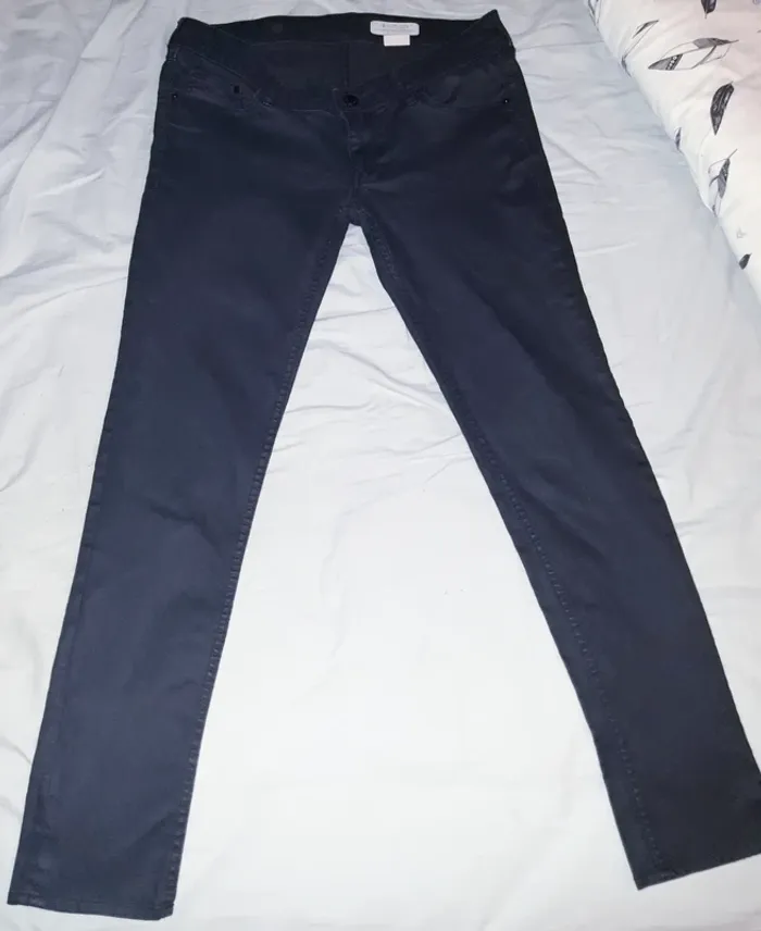 Pantalon noir taille basse slim T38/40