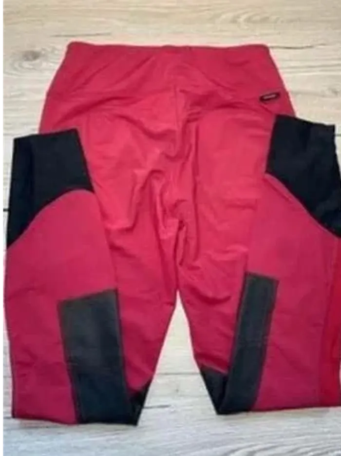 Legging d’Équitation Fouganza Fuchsia, Très Bon État, Taille 34 (XS) - photo numéro 4