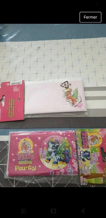 Carte invitation lot de 2 paquets