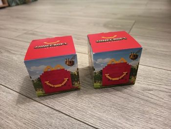 Boîte Minecraft, Mc Do, 1€ l'unité (la 2ème à 0,50€)