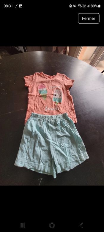 Pyjama short 5 ans
