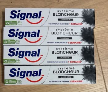 4 dentifrices au charbon signal 