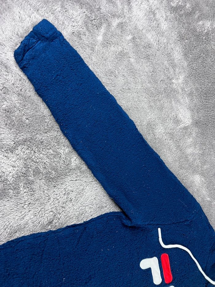 Sweat à Capuche Polaire FILA Bleu Marine Taille L – Logo Brodé - photo numéro 11