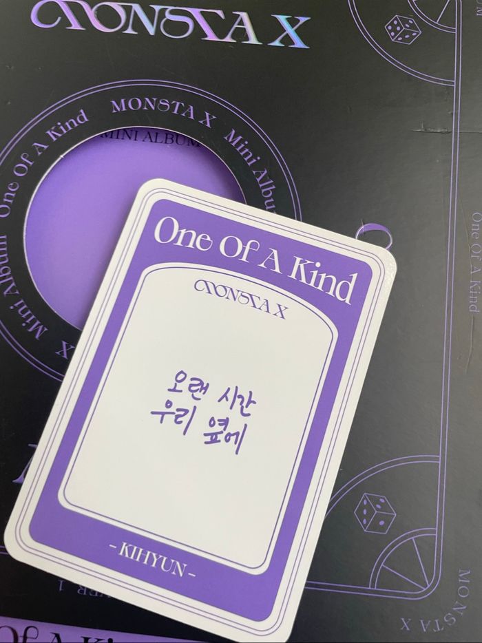 album one of a kind monsta x version 1 - photo numéro 3