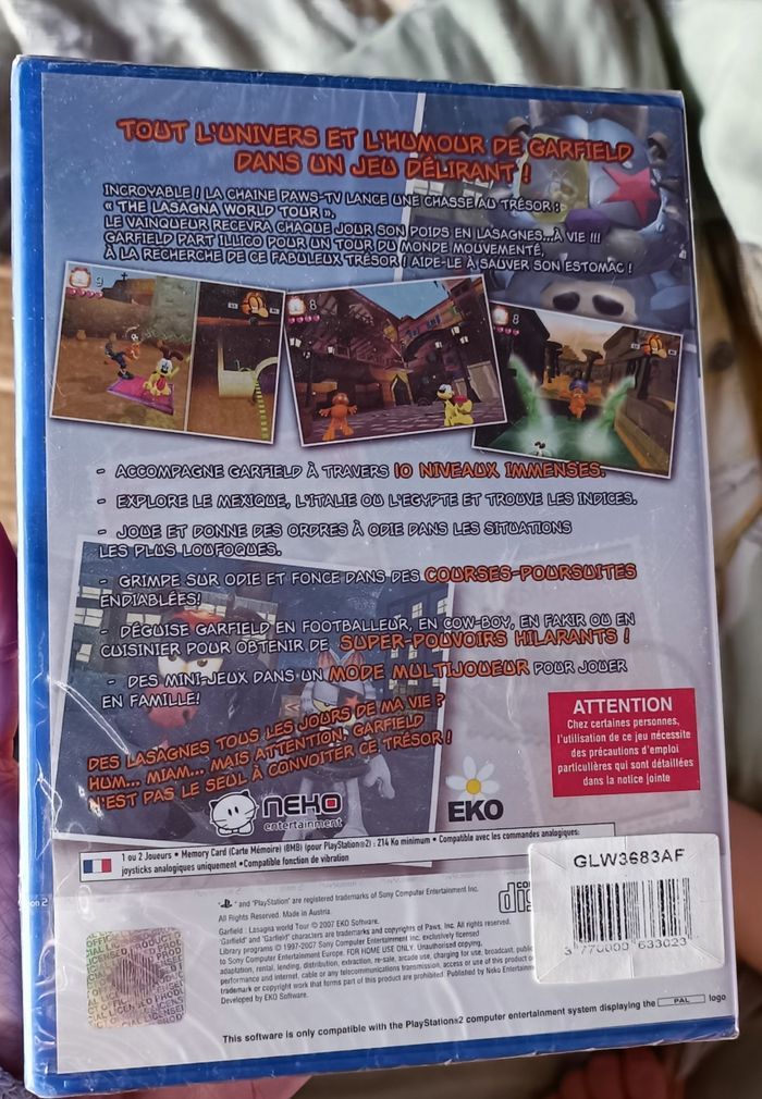 Garfield lasagna World tour ps2 - photo numéro 2