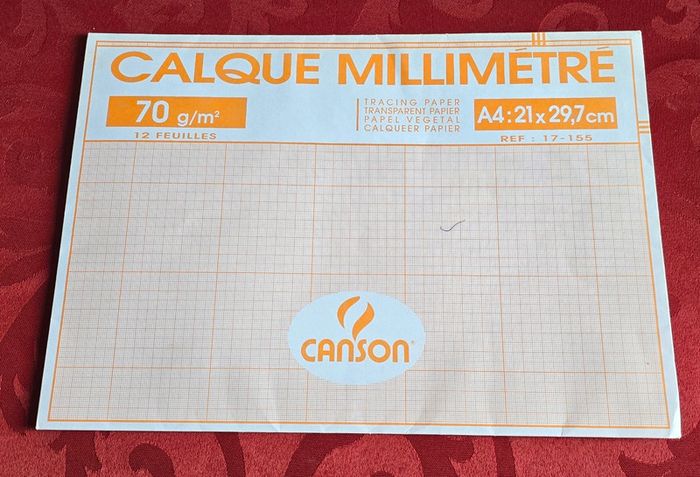 Papier calque millimètre