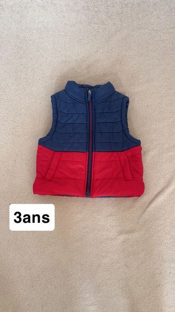 Doudoune sans manche 3ans