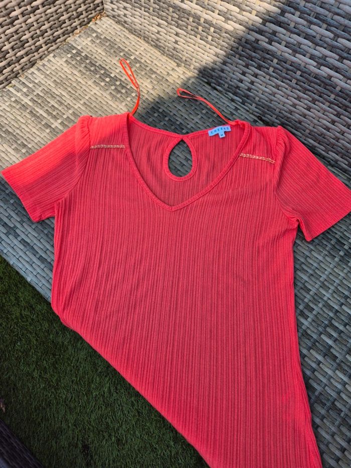 Tee-shirt à manches courtes pour femme T. M - photo numéro 5