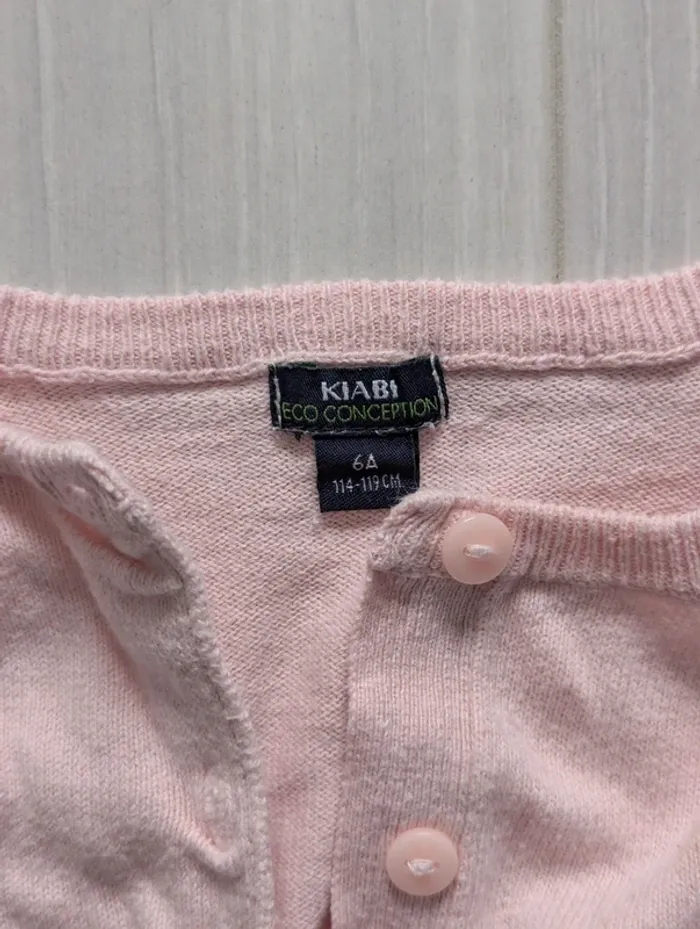 Boléro fille rose 6ans Kiabi - photo numéro 3