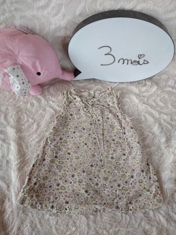 Robe velours Fille 3 mois Forestrobe Dpam bébé 100% coton