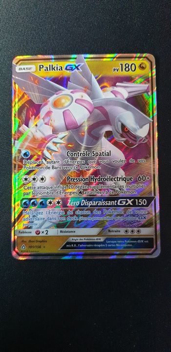 Carte pokémon Palkia GX 101/156