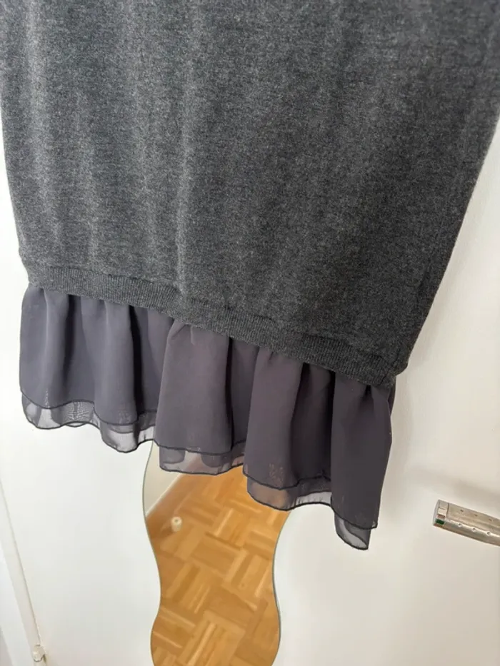 Robe laine fluide en bas T38/40 - photo numéro 4