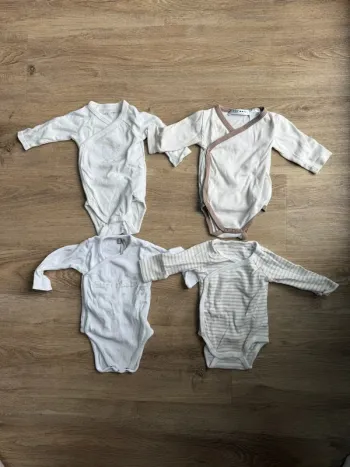 GEMO Orchestra Cocoon La redoute lot de 4 bodies body bébé garçon fille très bon état