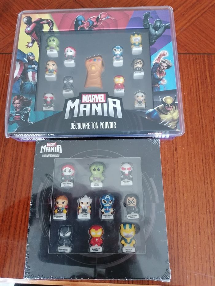 Lot collection fèves marvel