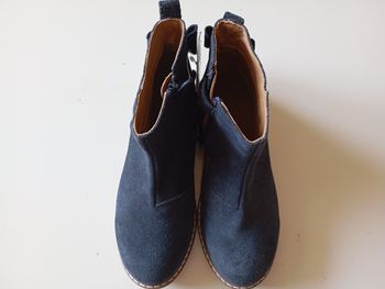 Bottines bleues marines
