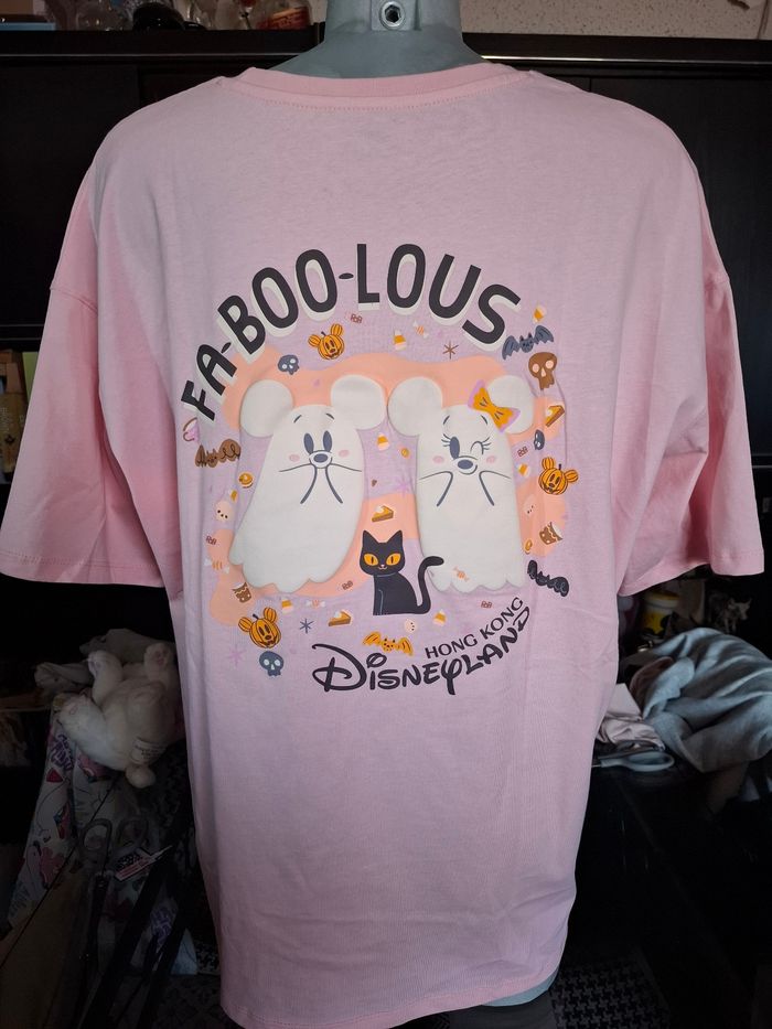 T-shirt Halloween Hong Kong Disneyland Mickey et Minnie Fantômes