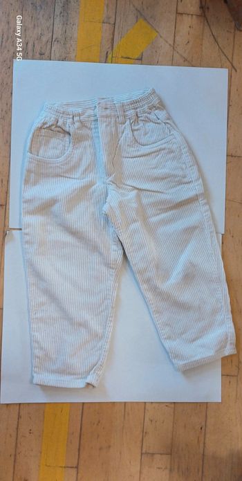 Pantalon côtelé 6 ans