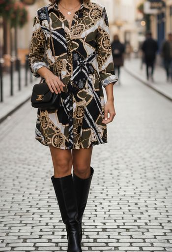 Robe chemise stradivarius taille S